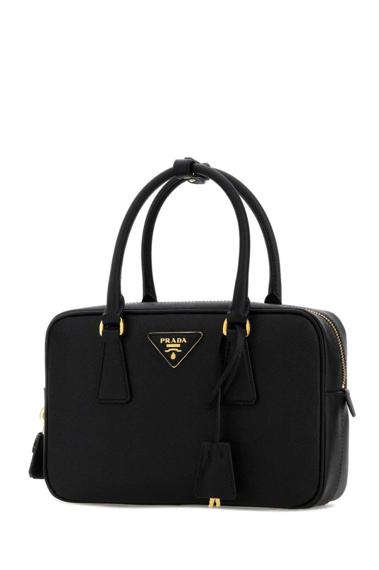 Black Logo Mini Satchel 2