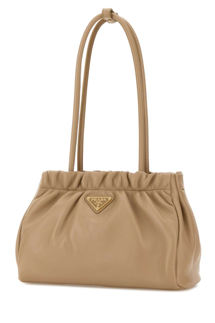 Beige Logo Small Shoulder Bag 2