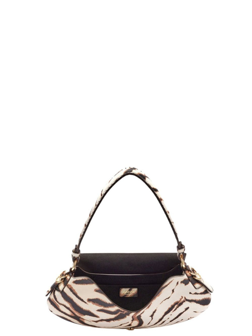 White B-Kat Large Shoulder Bag 3
