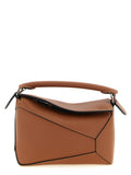 Brown Puzzle Edge Mini Crossbody Bag 1
