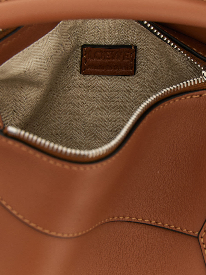 Brown Puzzle Edge Mini Crossbody Bag 4