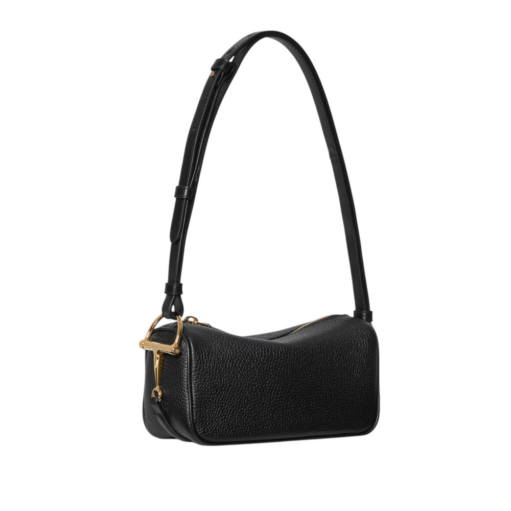 Black Half Horsebit Mini Shoulder Bag 2