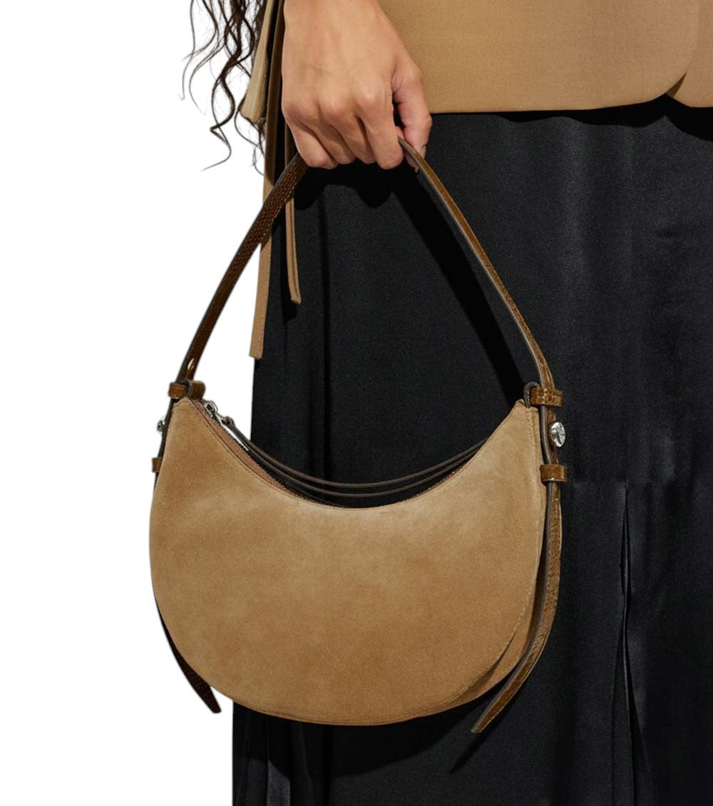 Beige Romy Medium Shoulder Bag 5