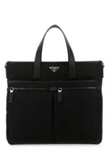 Black Re-Nylon tote bag 1
