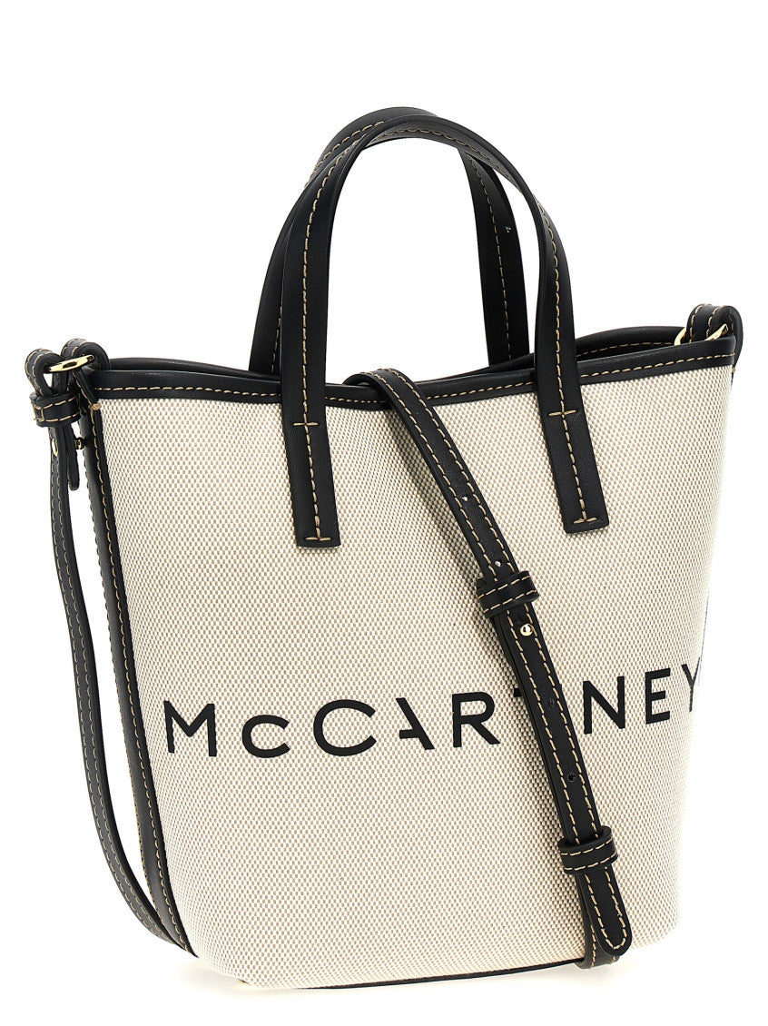 White logo-print cotton tote bag 2