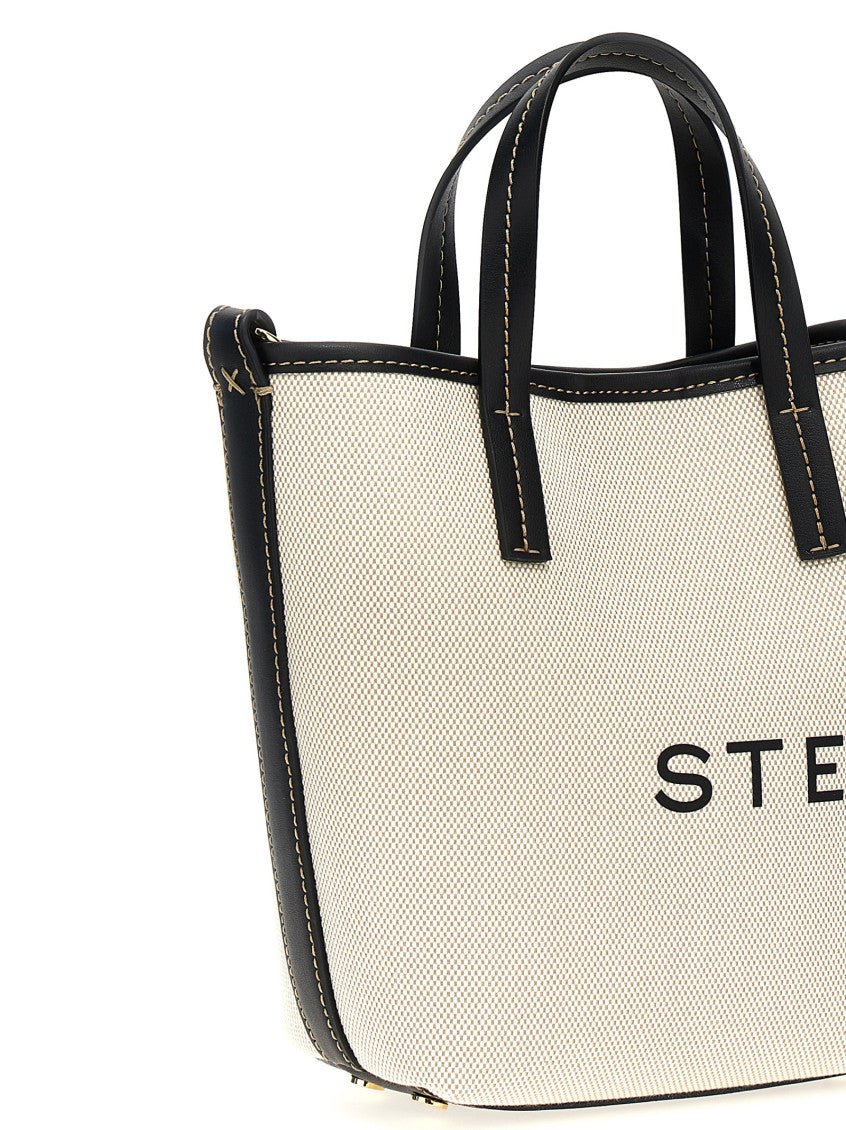 White logo-print cotton tote bag 3