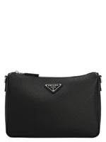 Black Logo Crossbody Bag 1