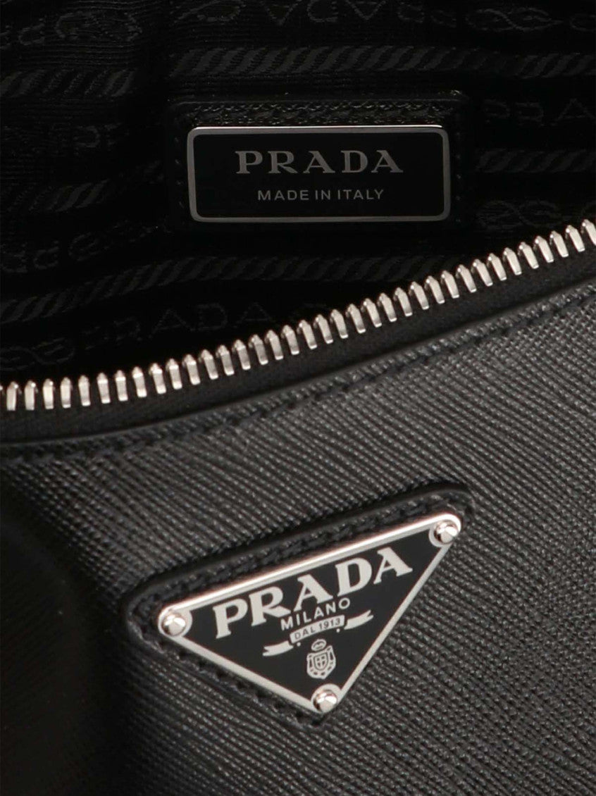 Black Logo Crossbody Bag 4