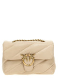 Beige 'Classic Love' Shoulder Bag 1
