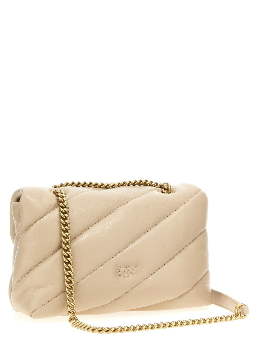 Beige 'Classic Love' Shoulder Bag 2