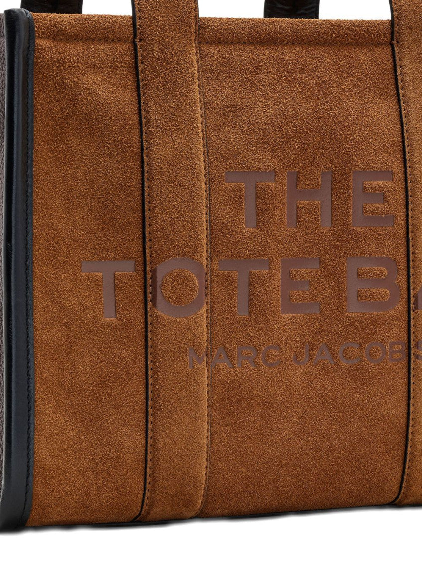 Brown Logo Medium Tote 4