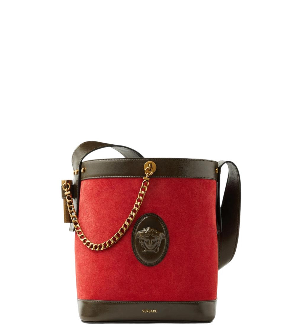 Red Pivot Small Bucket Bag 1