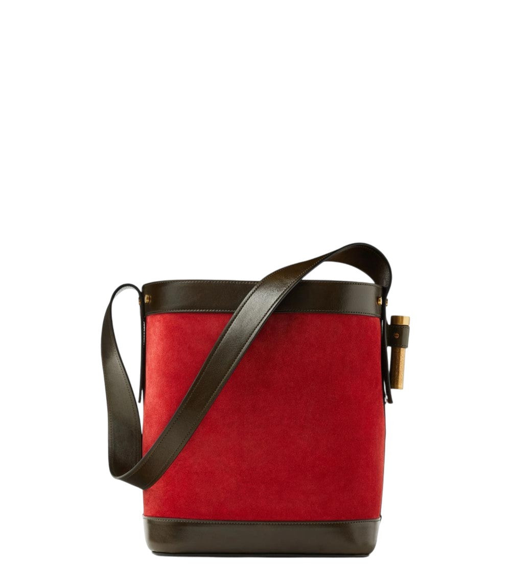 Red Pivot Small Bucket Bag 3