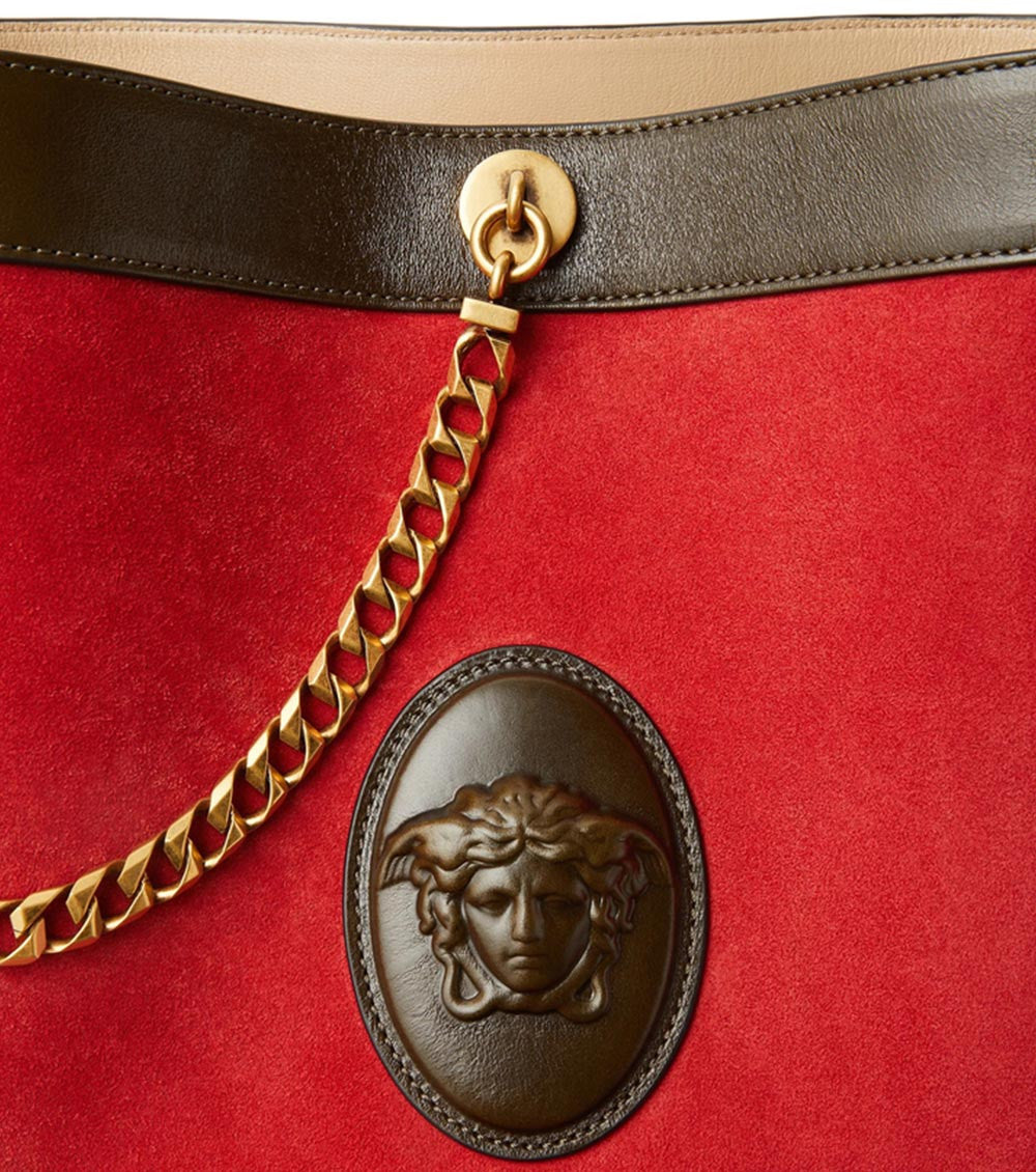 Red Pivot Small Bucket Bag 4