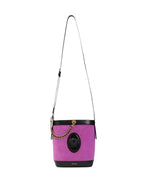 Purple Pivot Mini Bucket Bag 1