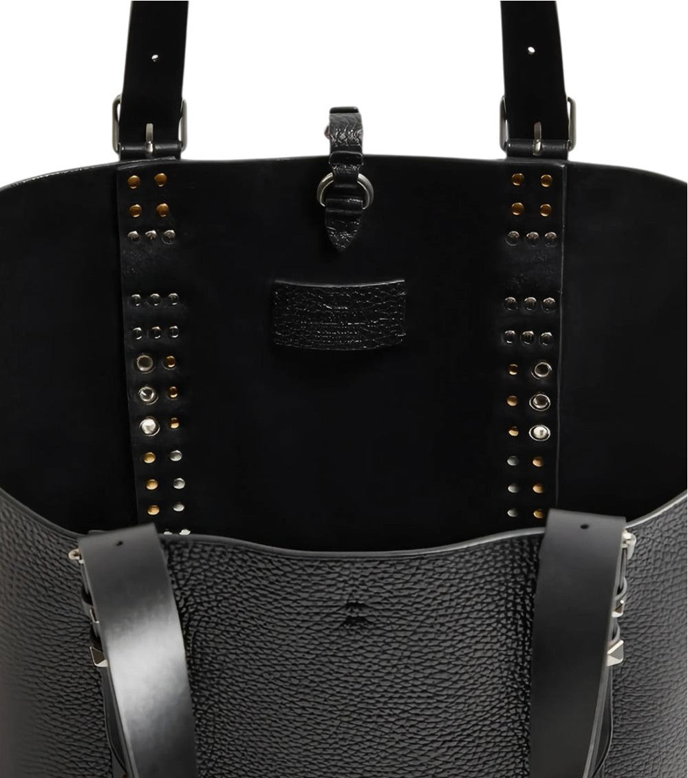 Black Rockstud medium Tote Bag 3