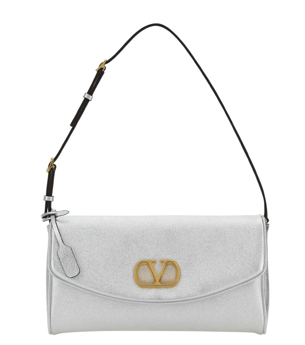 Silver Devain Small Shoulder Bag 1