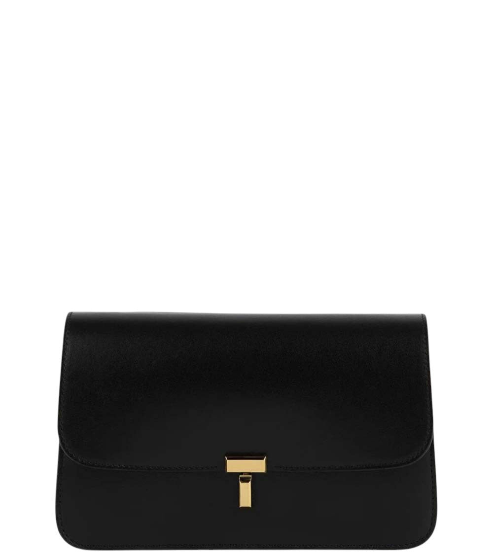 Black T-Lock Small Shoulder Bag 1
