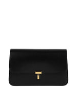 Black T-Lock Small Shoulder Bag 1