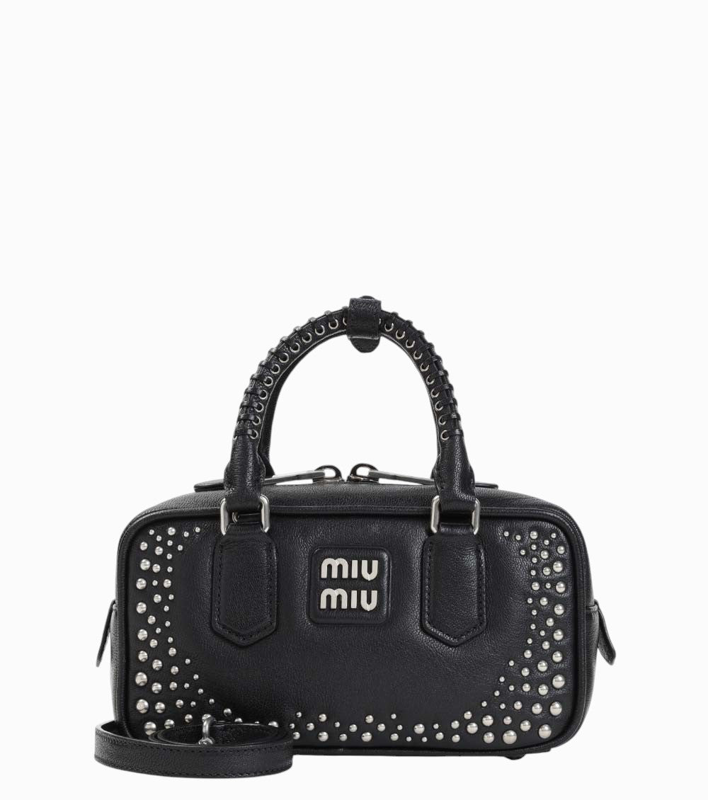 Black Logo Mini Satchel 1