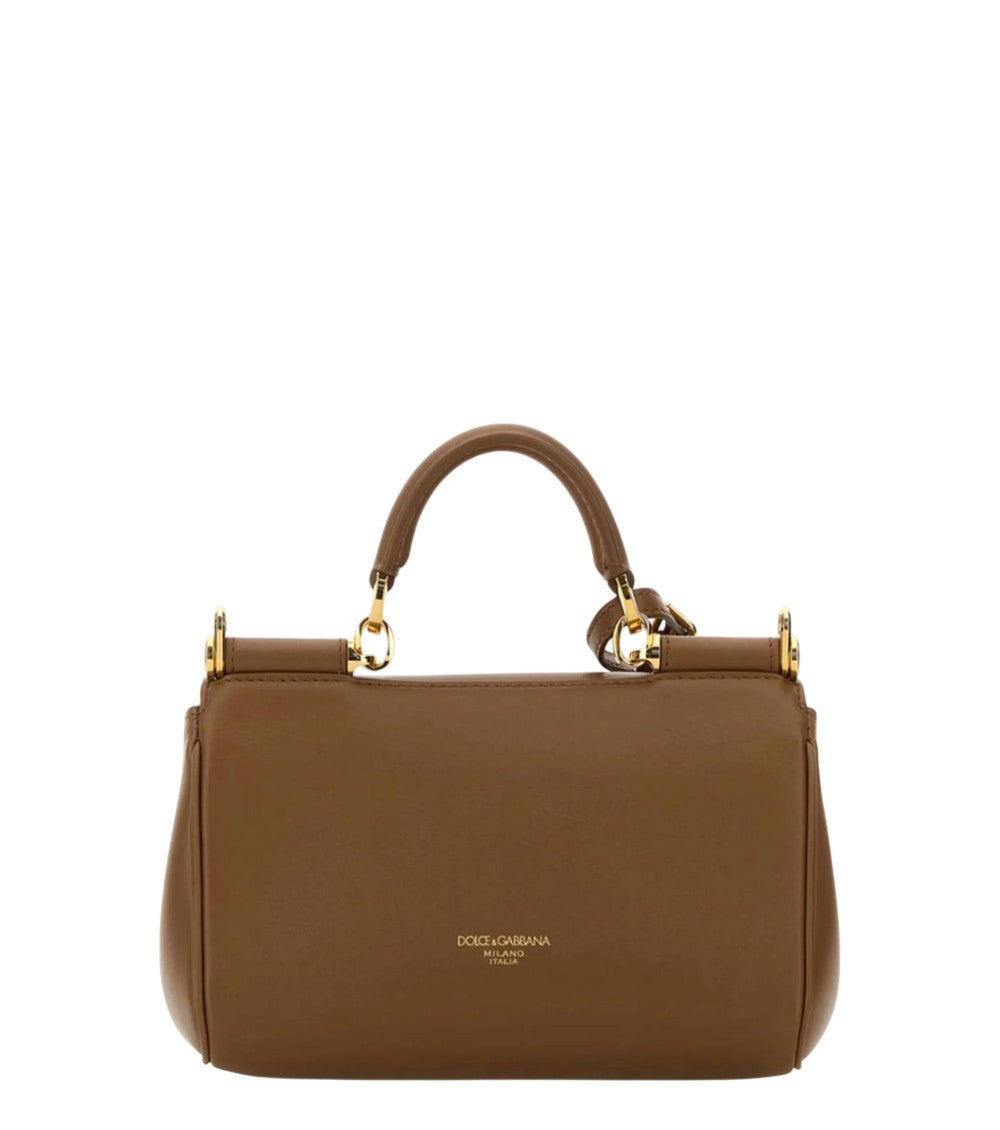 Brown Sicily Mini Satchel 3