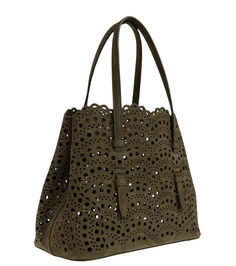 Khaki Vienne Mina 25 Small Tote 2