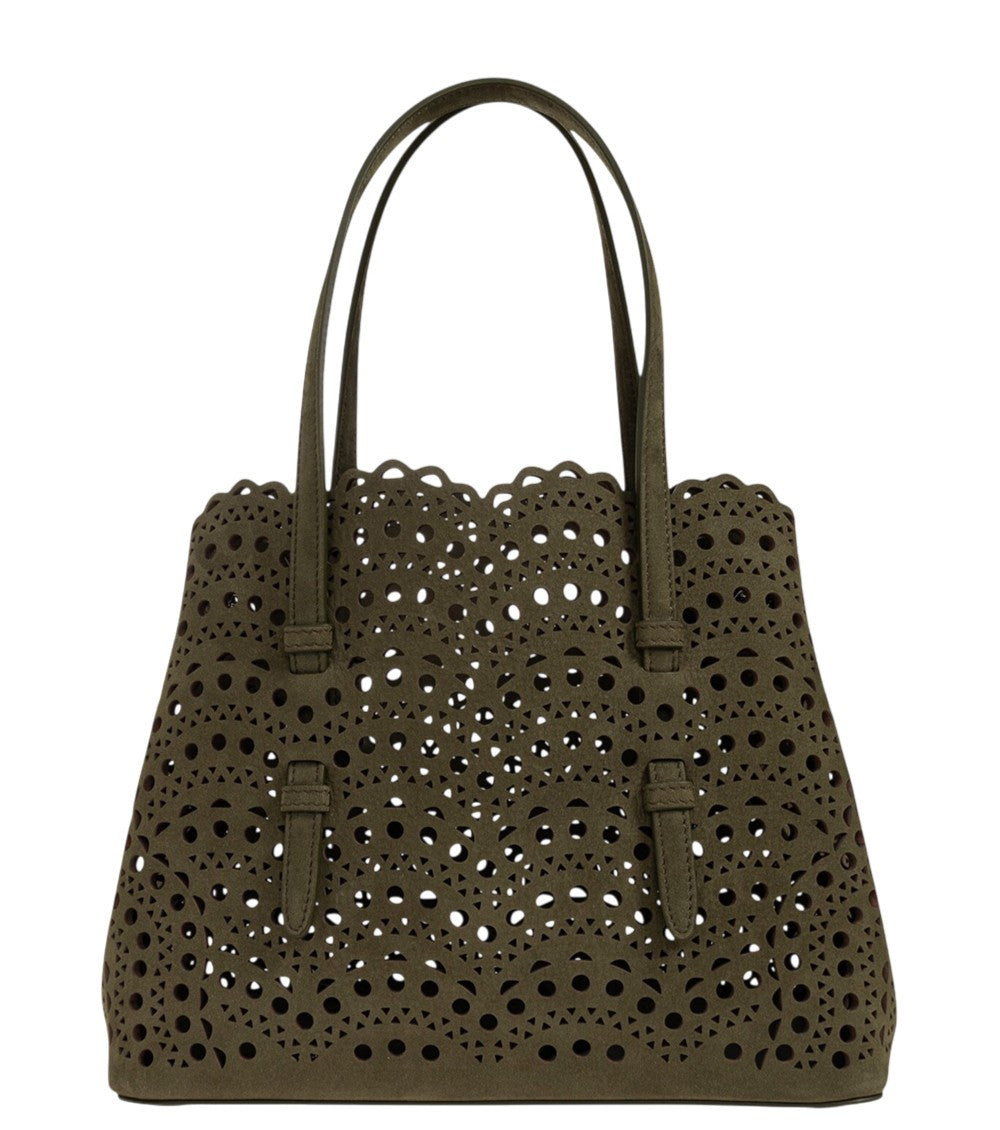 Khaki Vienne Mina 25 Small Tote 3