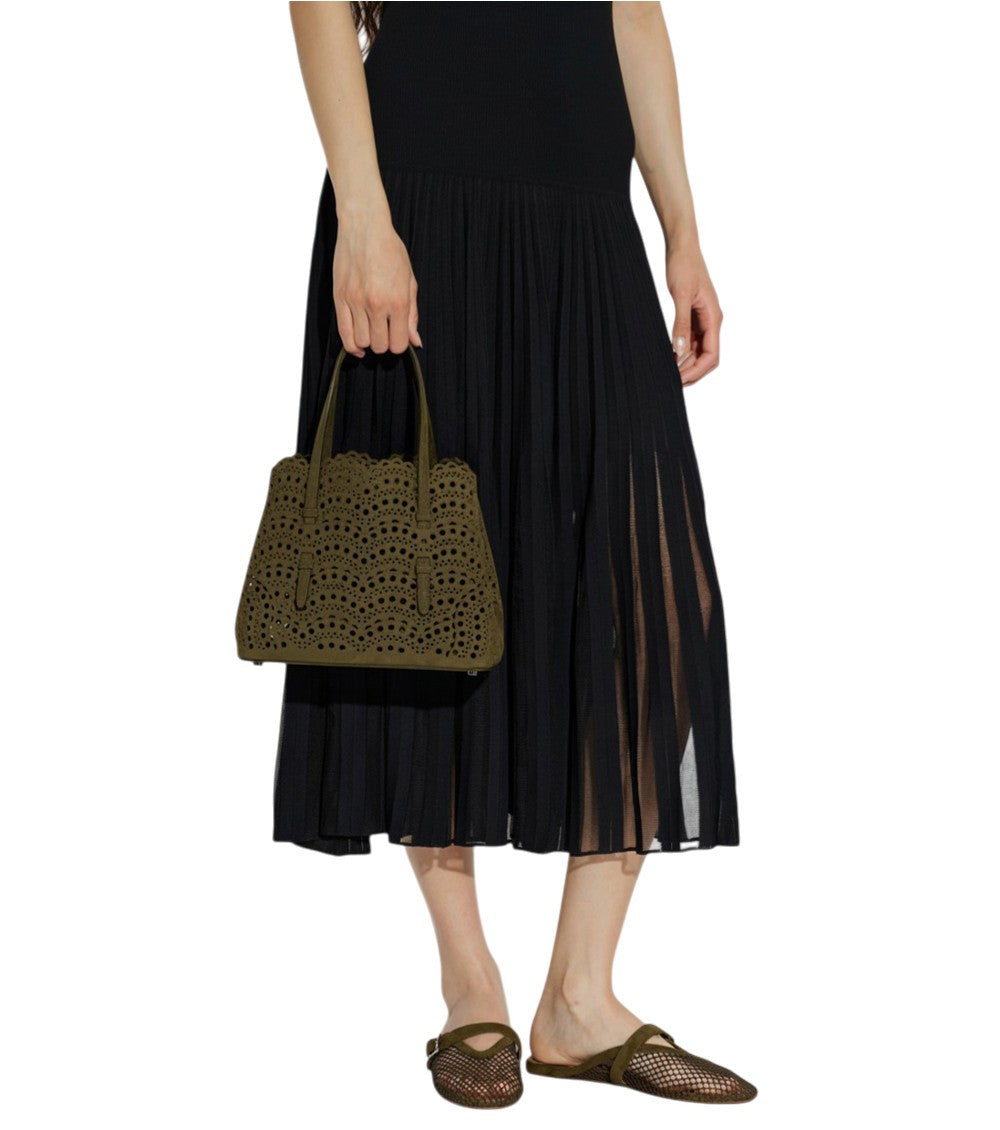 Khaki Vienne Mina 25 Small Tote 5
