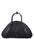 Black Logo Medium Satchel 1