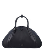 Black Logo Medium Satchel 1
