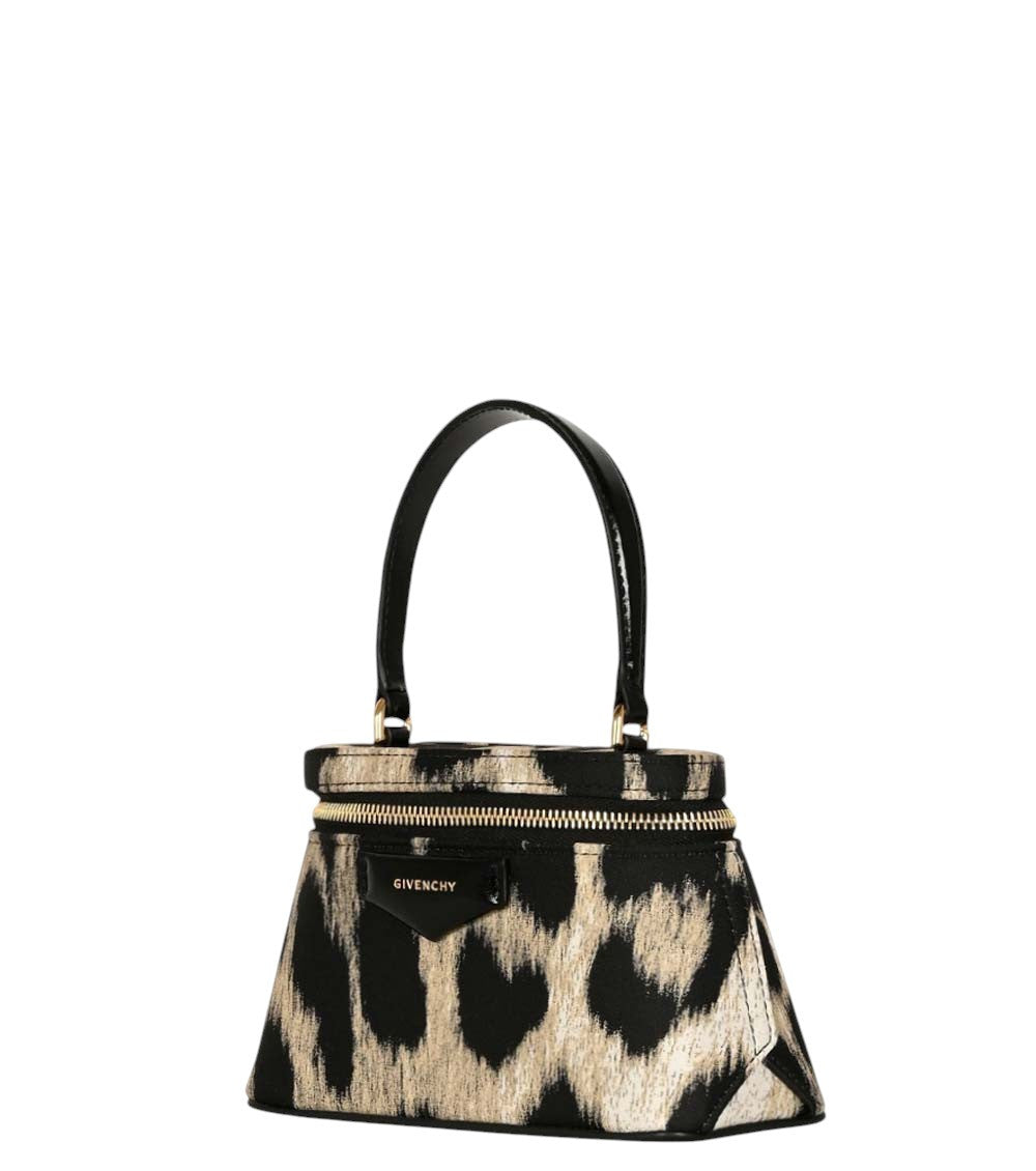 Leopard Print Antigona Mini Satchel 2