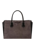 Dark Grey Antigona Medium Satchel 1