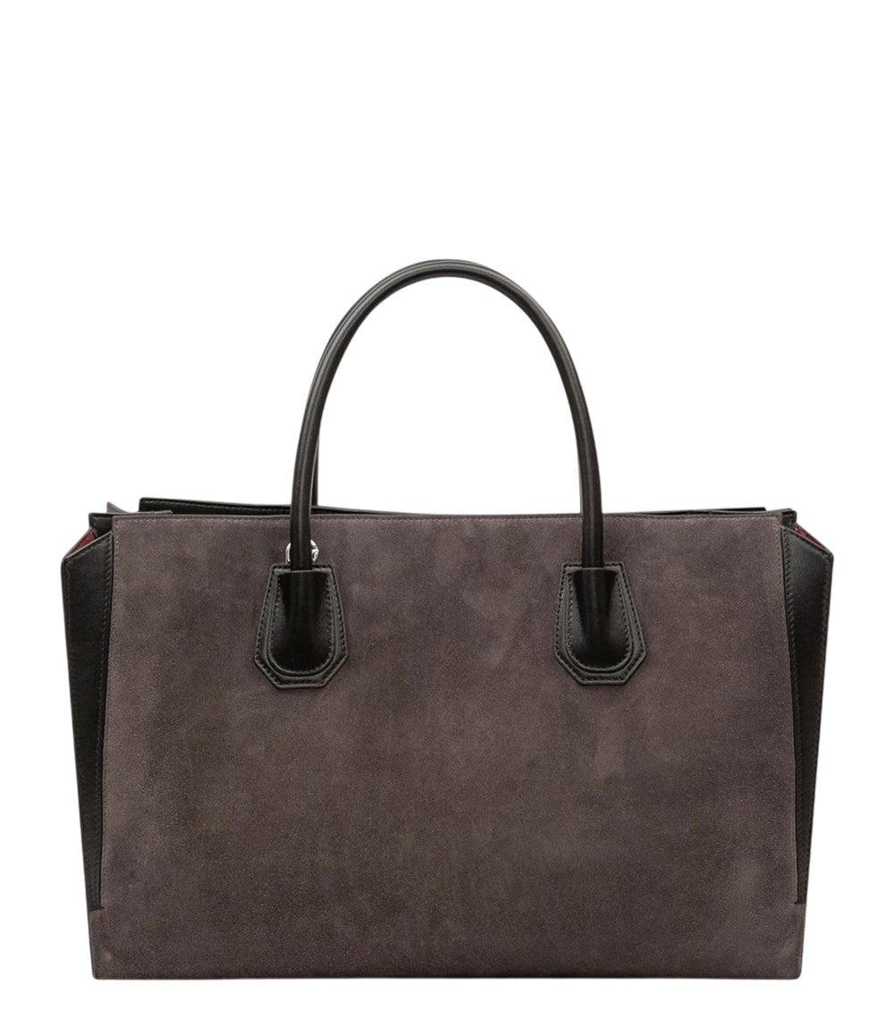 Dark Grey Antigona Medium Satchel 4
