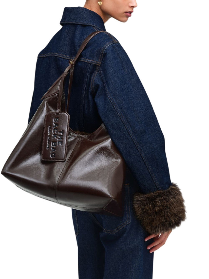 Brown Belted Sack Bag 5