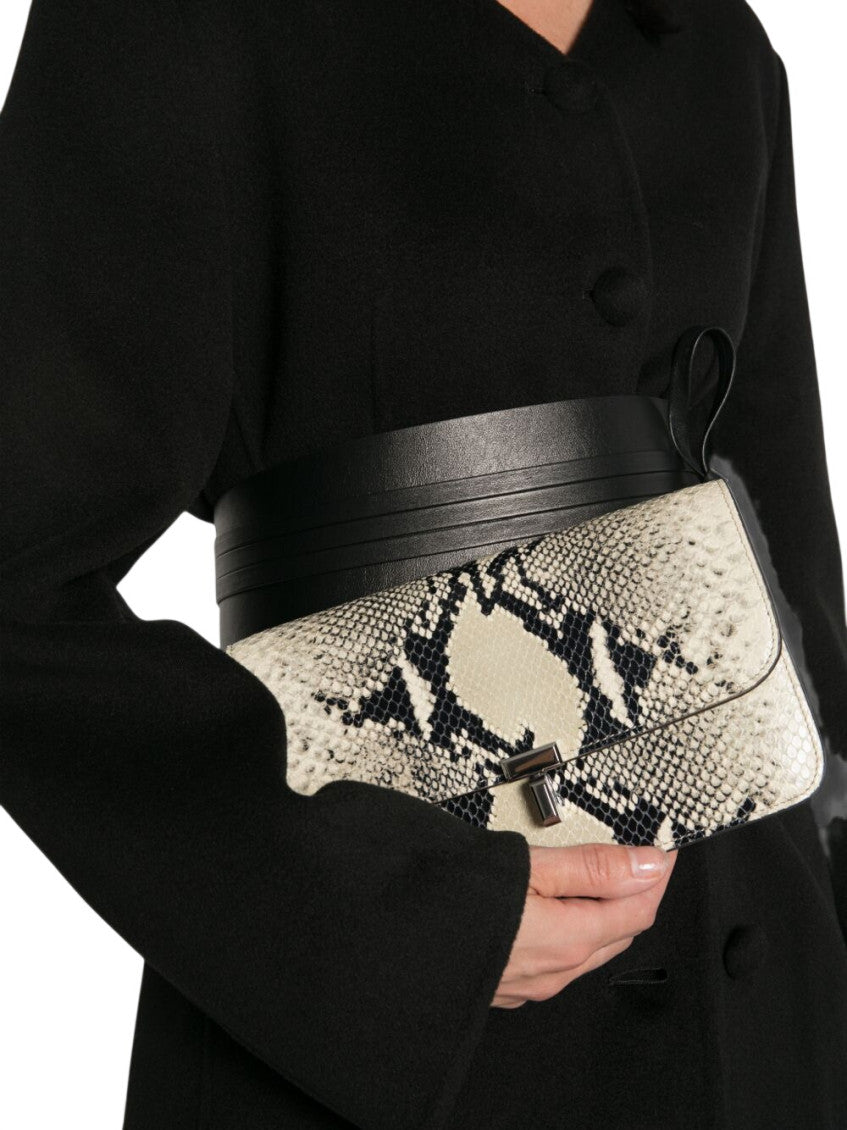 Natural T-Lock Small Shoulder Bag 5