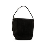 Dark Brown Belted Small Tote 1