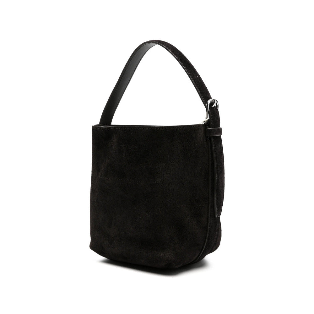 Dark Brown Belted Small Tote 2