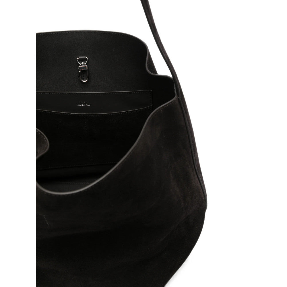 Dark Brown Sculpted Medium Shoulder Bag 3