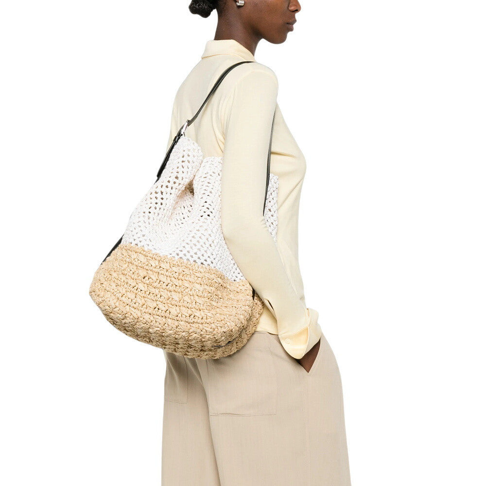 Natural Belted Large Tote 5