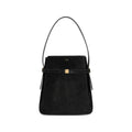 Black Belted Small Bucket Bag 1