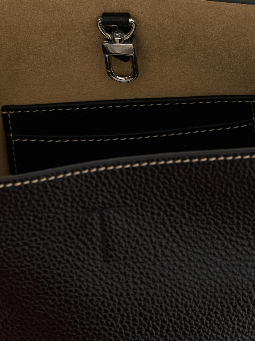 Black Belted Small Tote 3