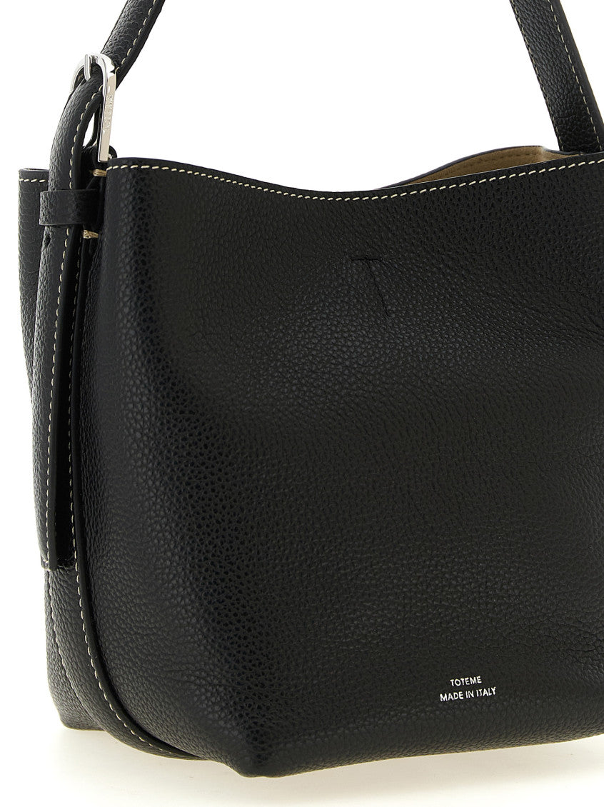 Black Belted Small Tote 4