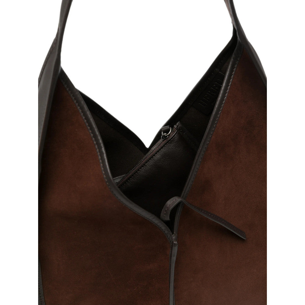 Brown Calella Large Shoulder Bag 4