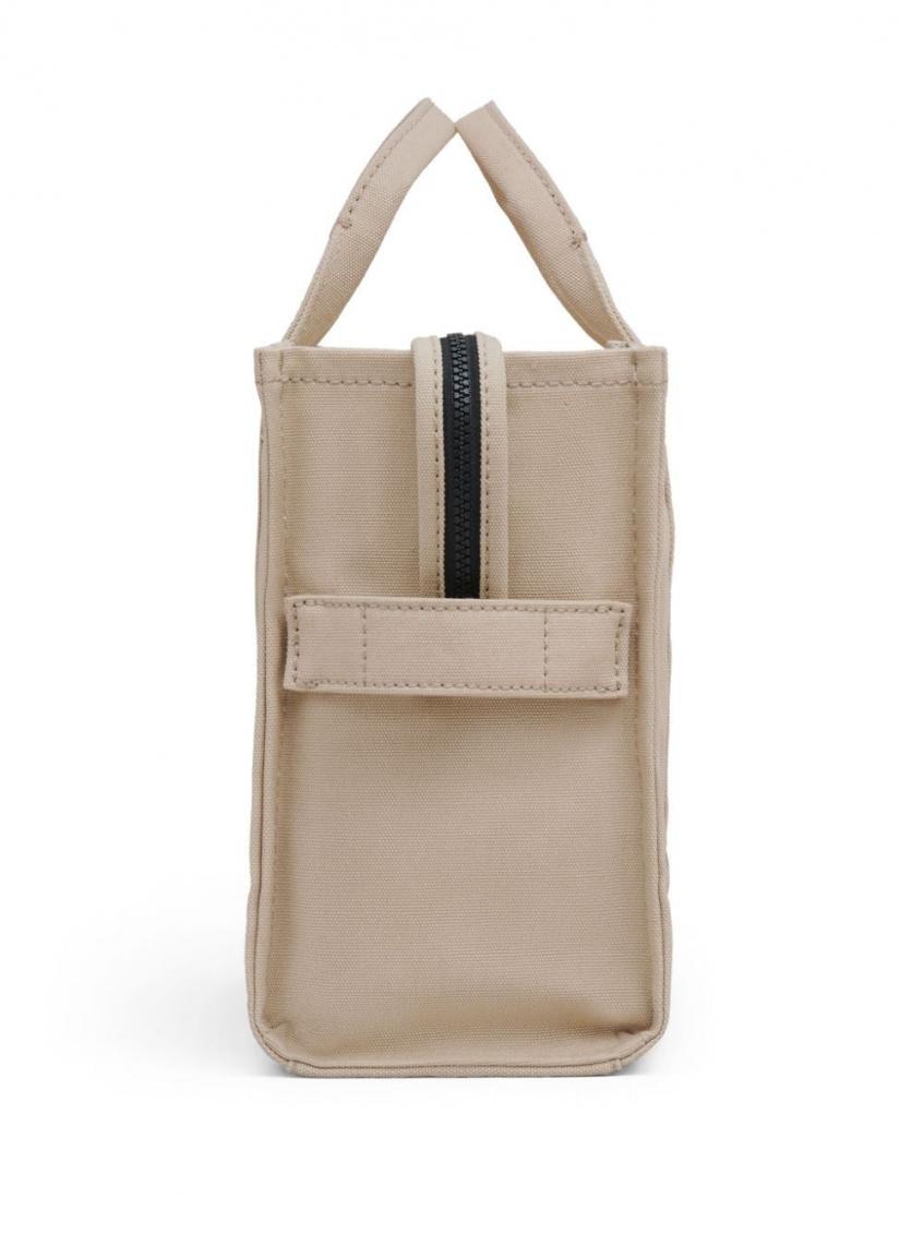 Beige The Top Zip Medium Tote 5