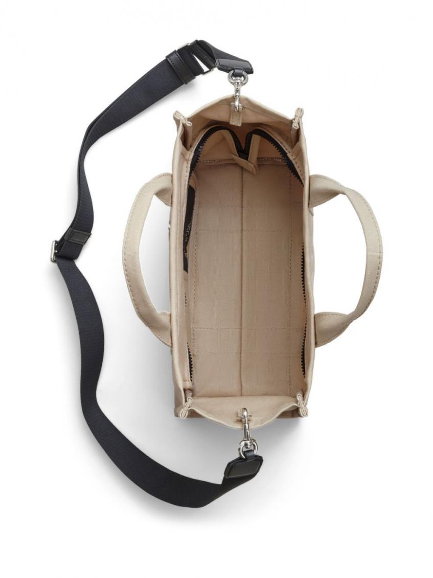 Beige The Top Zip Medium Tote 6