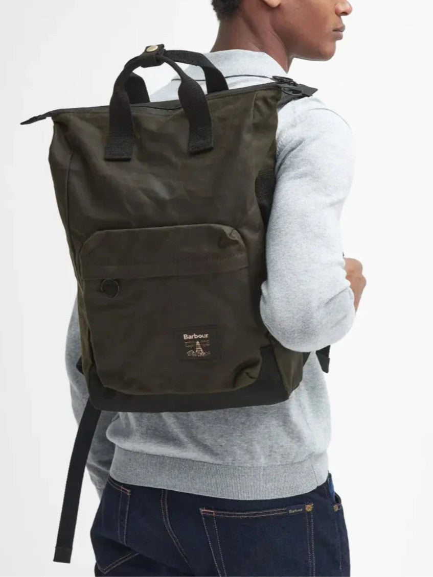Olive Field Wax Backpack 3
