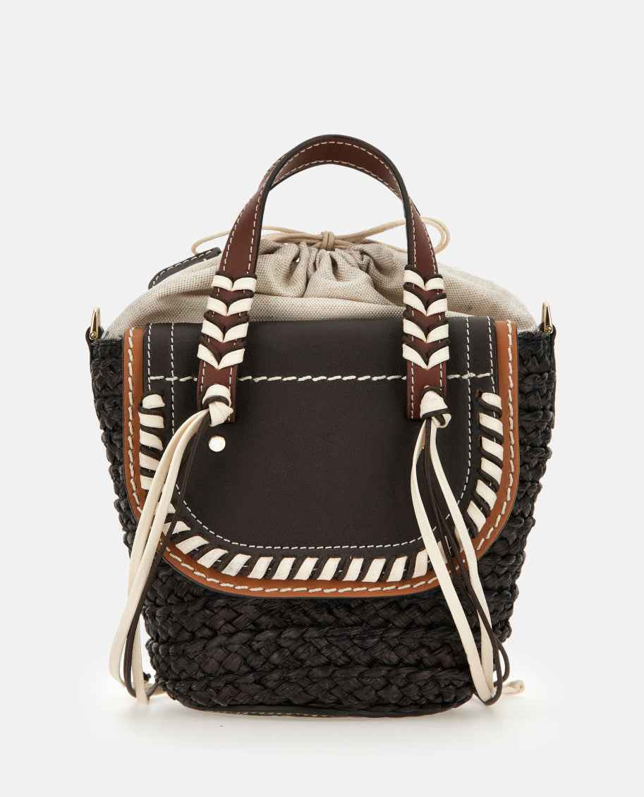 Dark Brown Habanera Bucket Bag 4