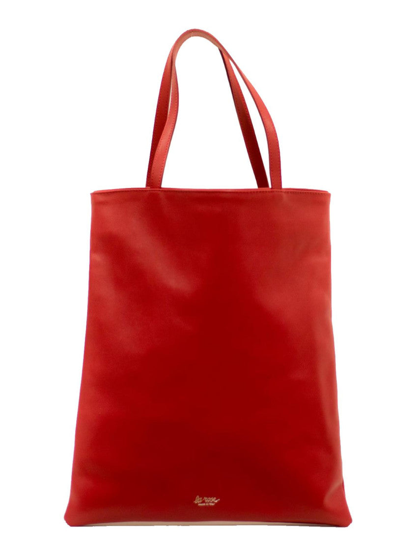 Red Logo Tote Bag 1