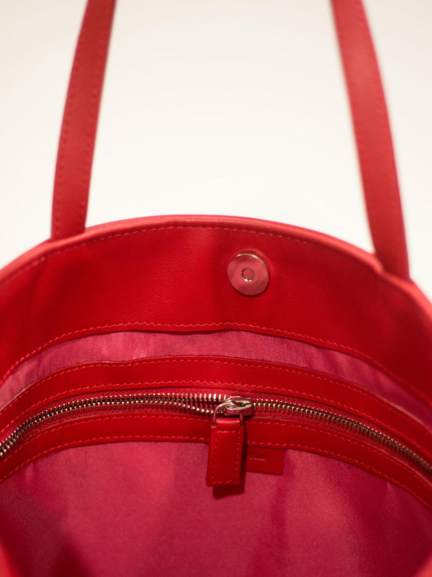Red Logo Tote Bag 4