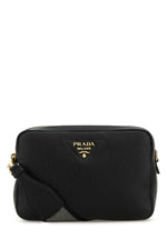 Black Logo Crossbody Bag 1